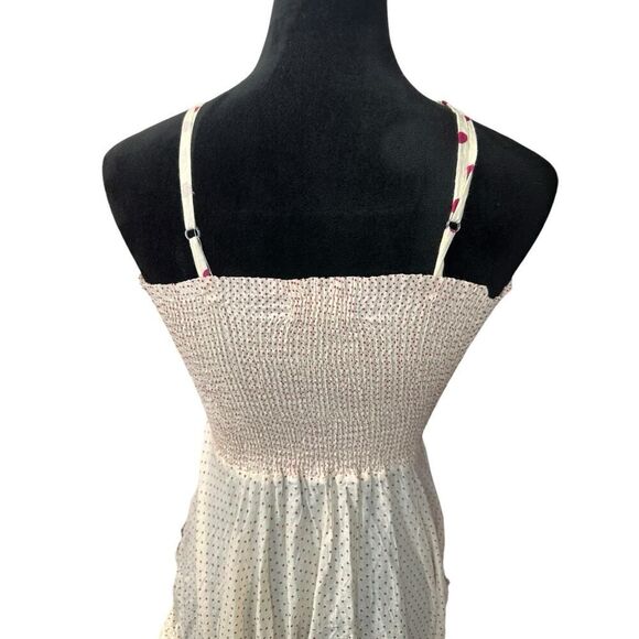 Antica Sartoria Boho Beaded Floral Patchwork Handkerchief Hem Dress S/M - Picture 10 of 16